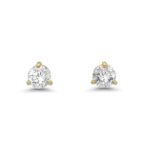 1870 Collection 14k Yellow Gold 1.01ct Diamond Stud Earrings