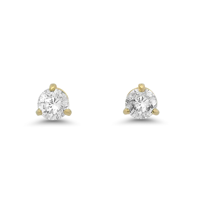 1870 Collection 14k Yellow Gold 1.01ct Diamond Stud Earrings