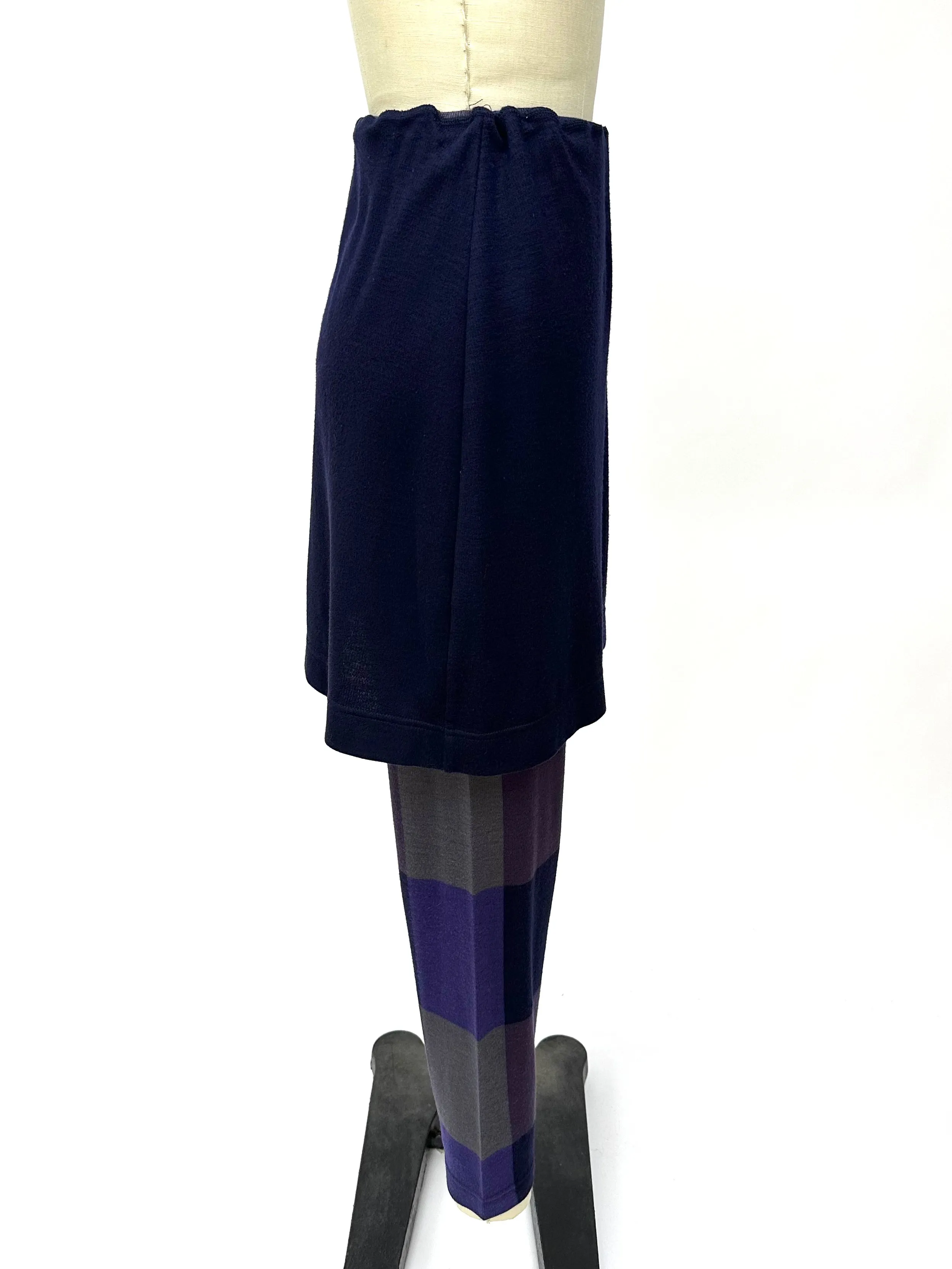 1980s Issey Miyake Checked Pant Set