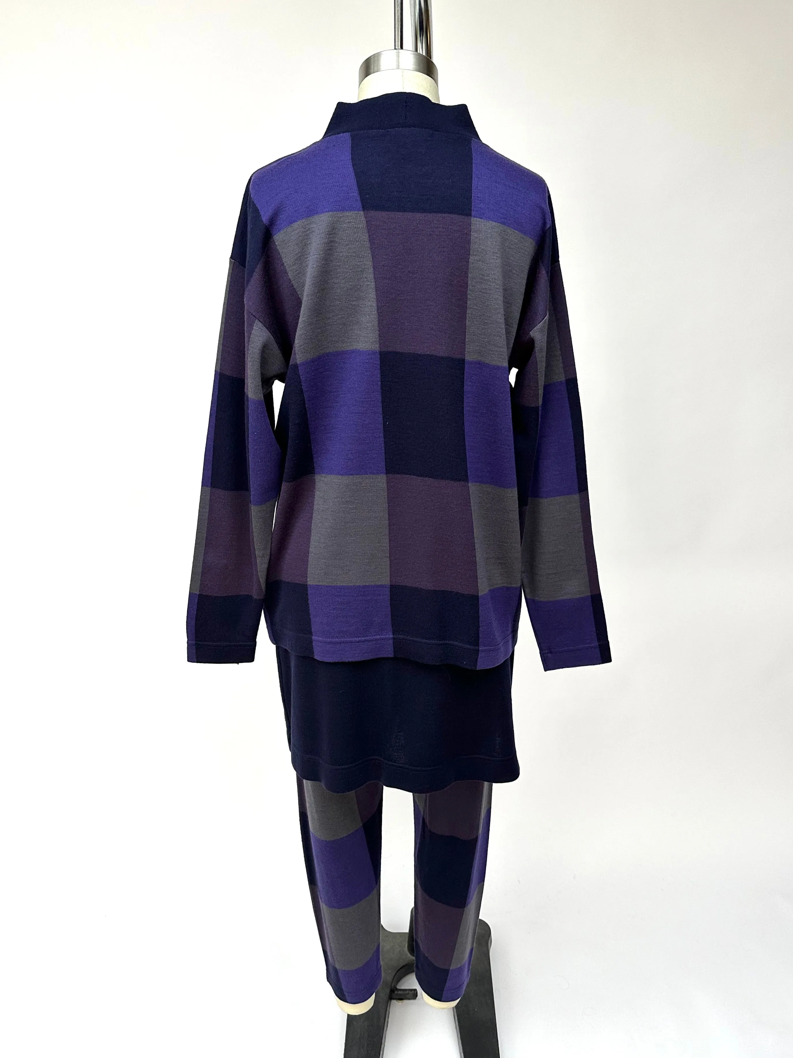 1980s Issey Miyake Checked Pant Set