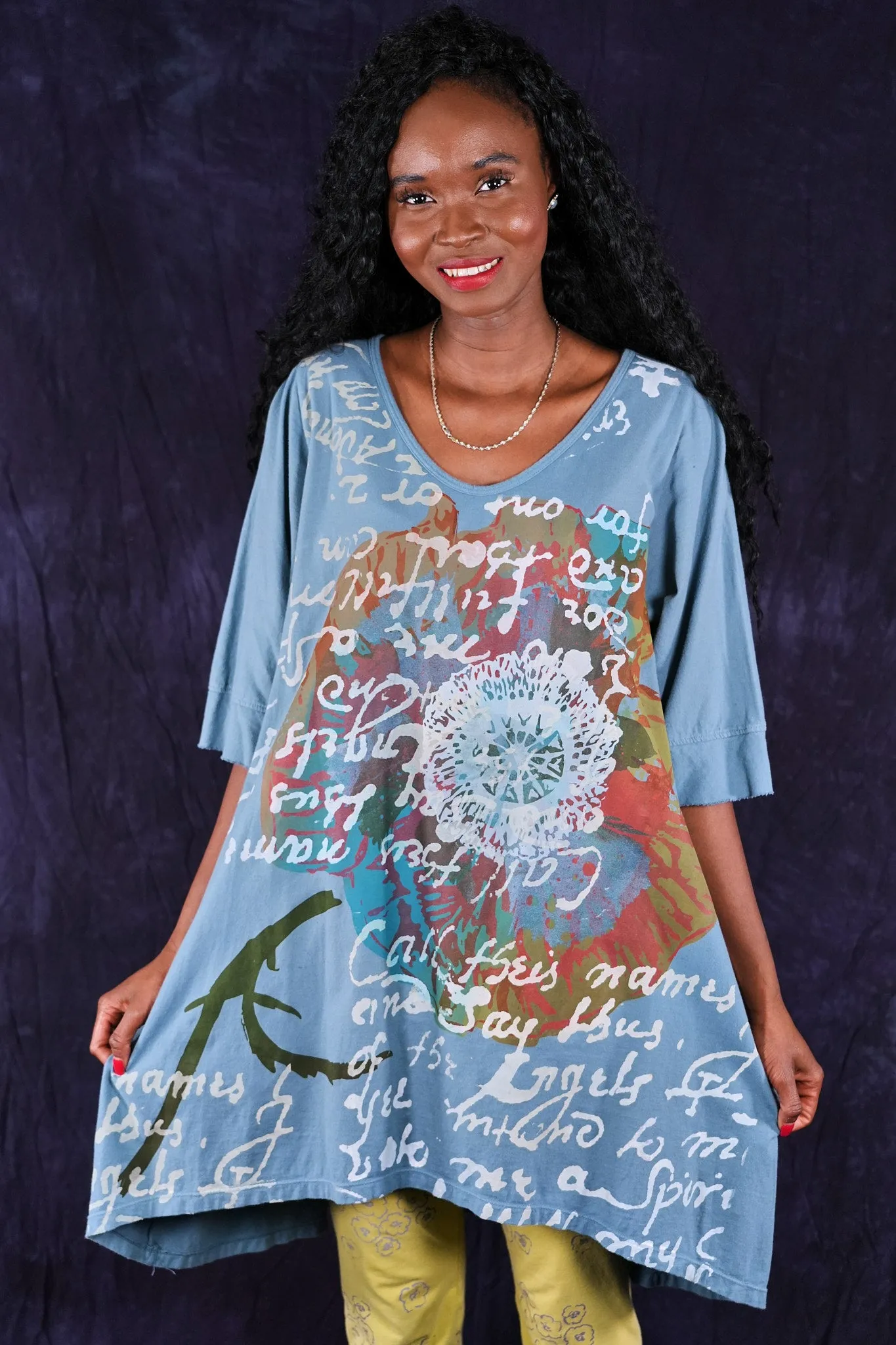 2371 Happiness Tunic Sea-P