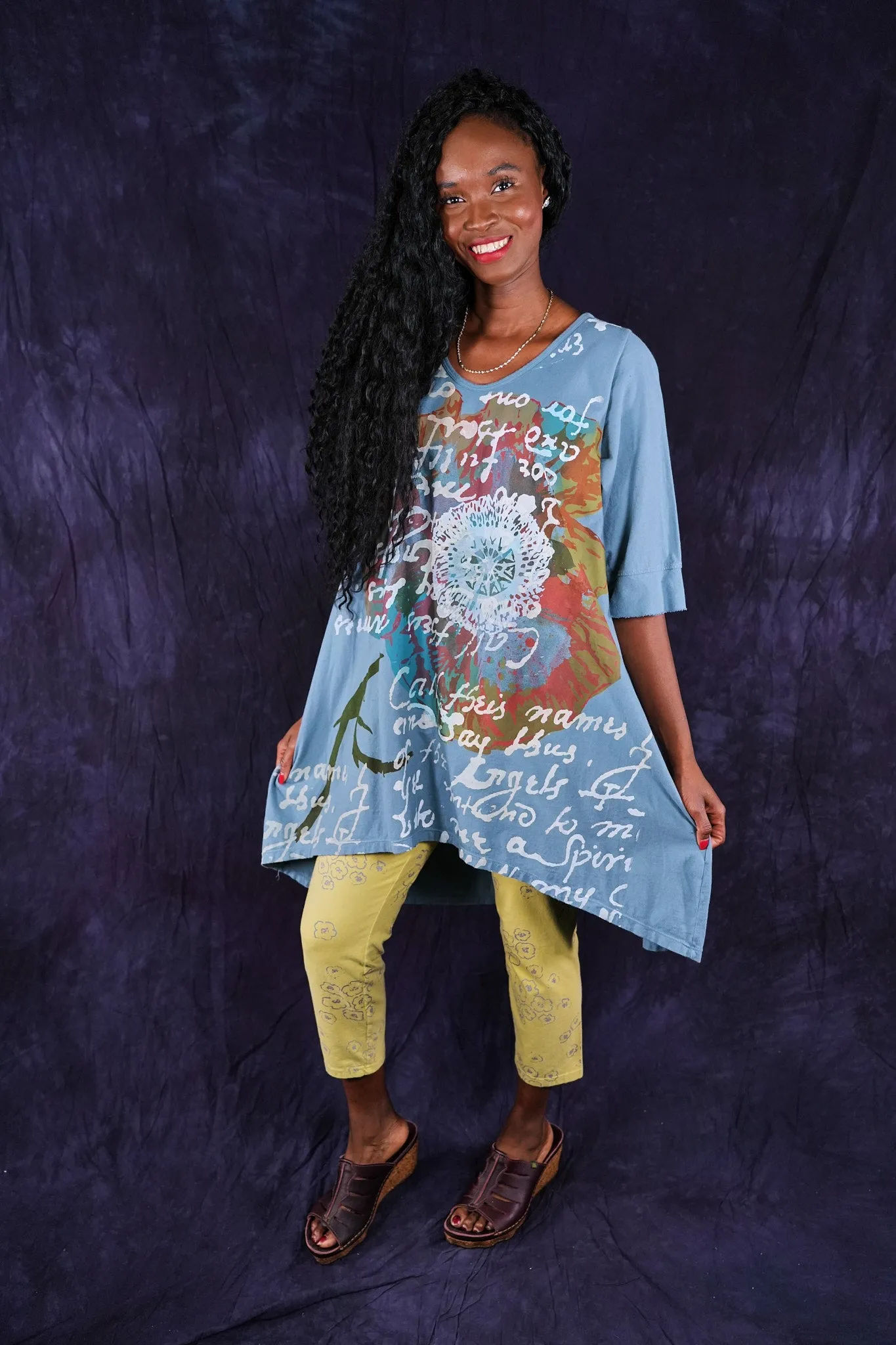 2371 Happiness Tunic Sea-P