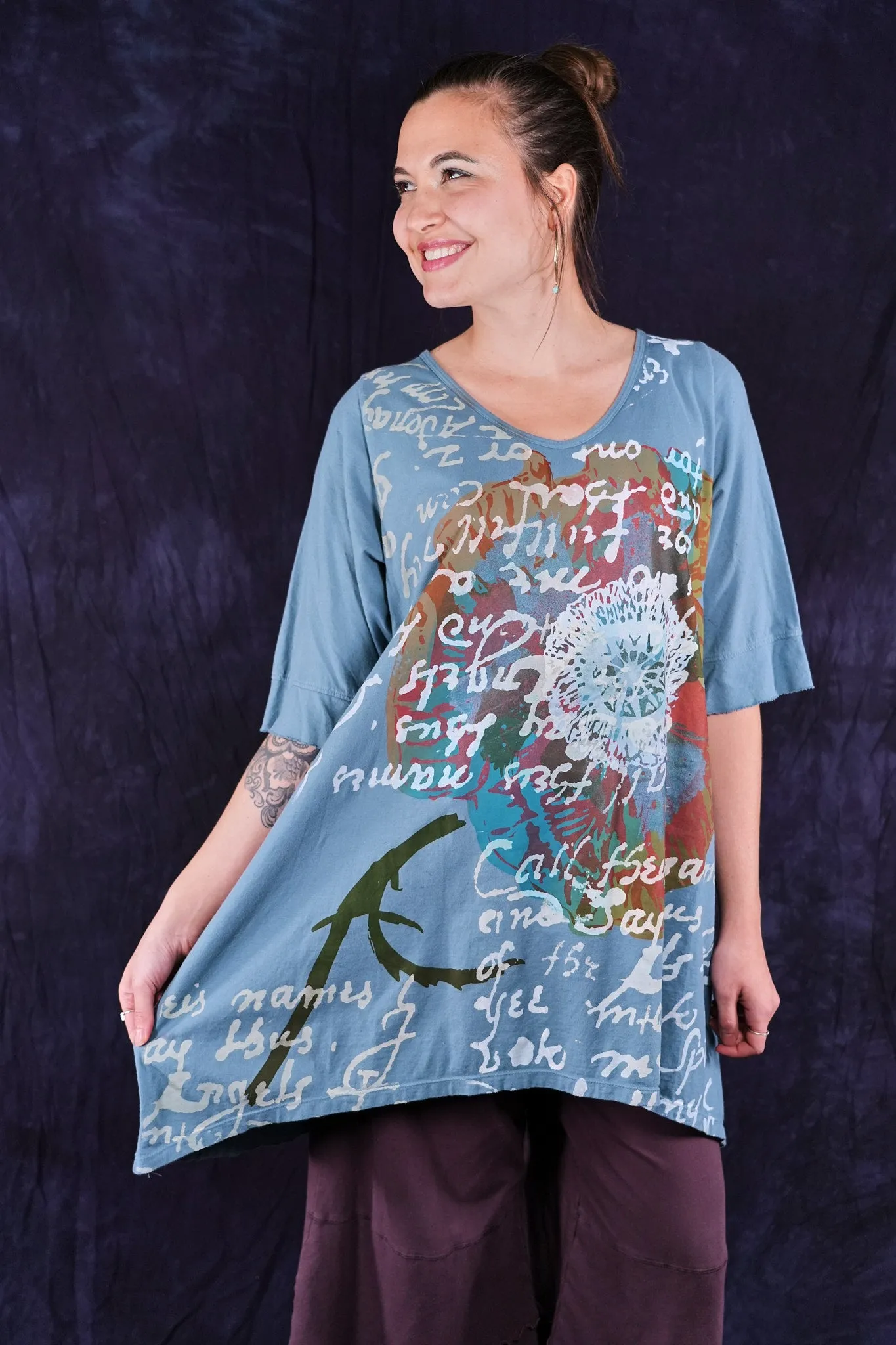 2371 Happiness Tunic Sea-P