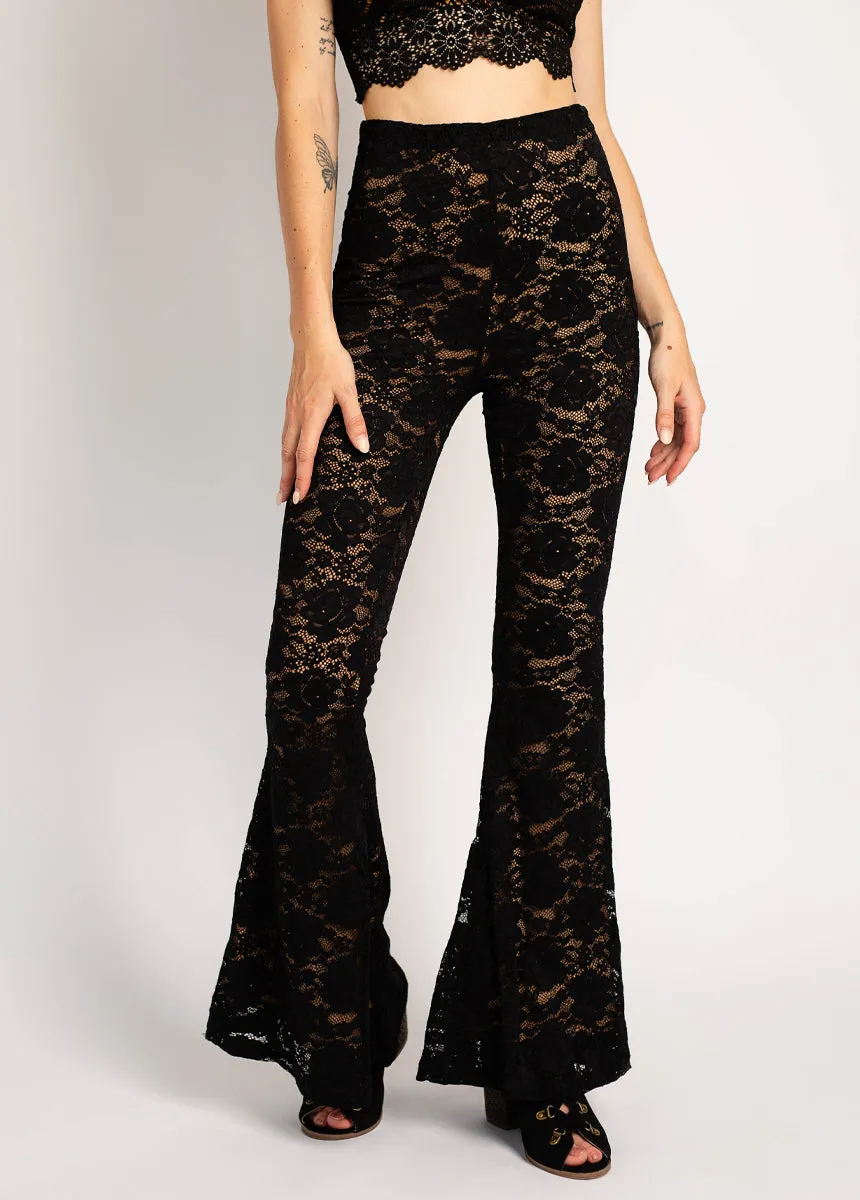 Abril Pant in Black