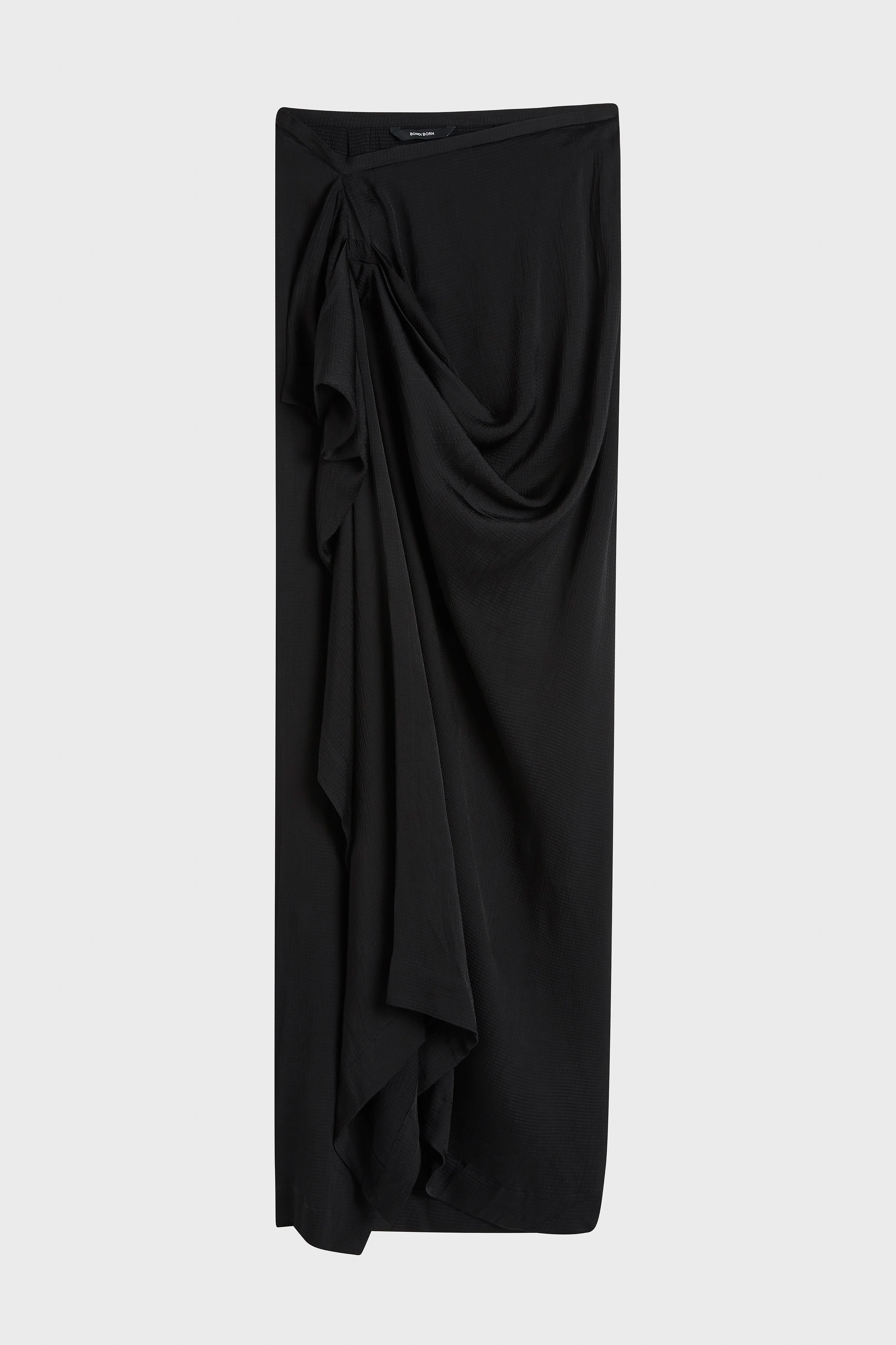 Ardea Draped Skirt - Black