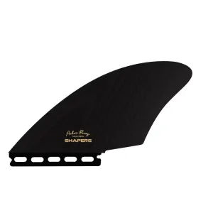 ASHER PACEY BLACK GLASS TWIN KEEL SINGLE TAB LARGE