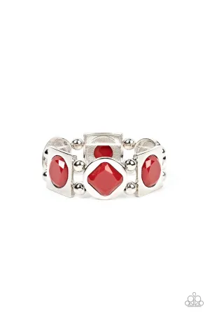 Asymmetrical A-Lister - Red Bracelet