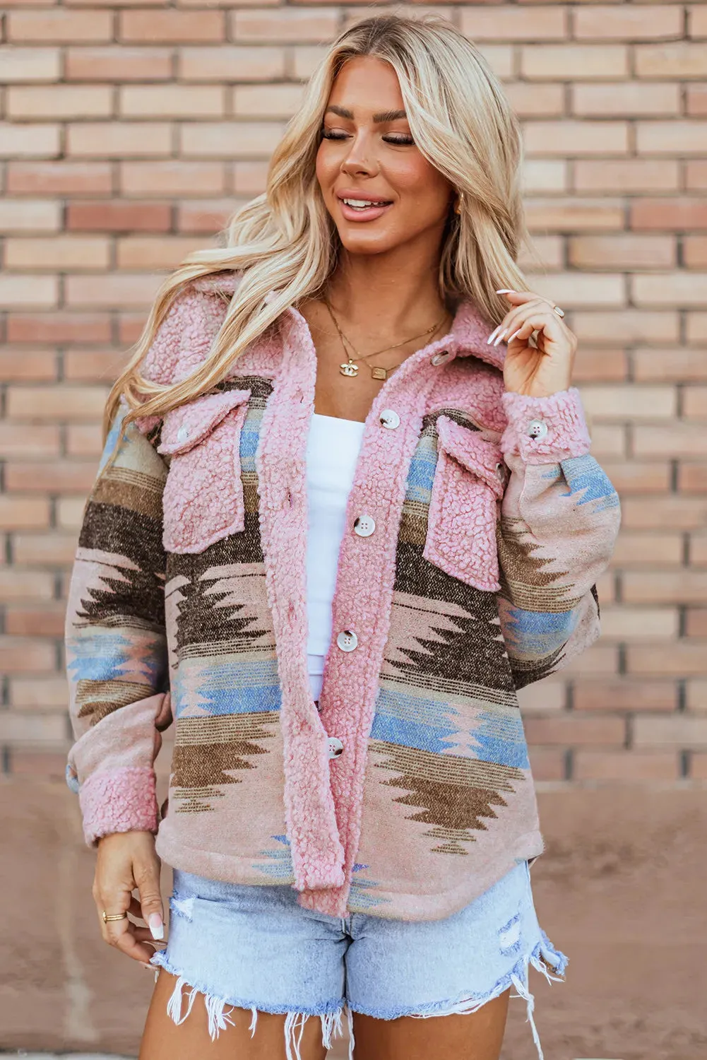 Avery Button Up Long Sleeve Jacket
