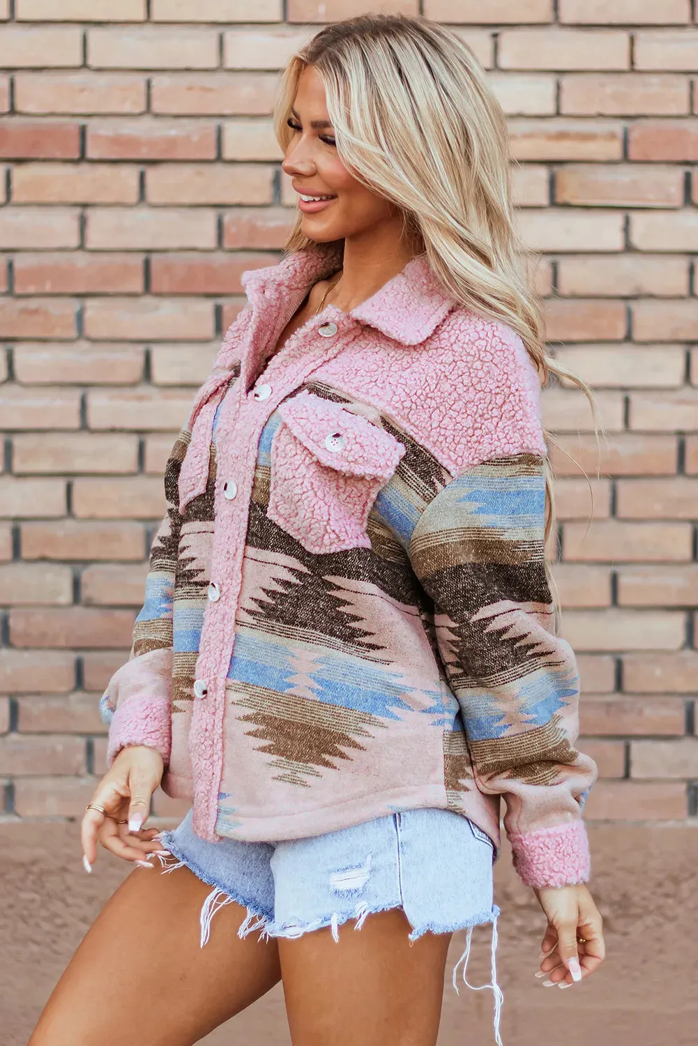 Avery Button Up Long Sleeve Jacket