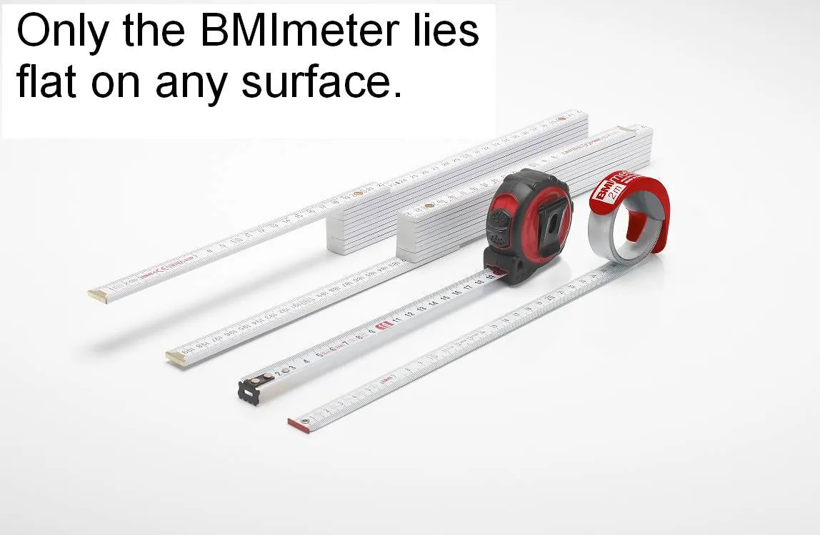 Award Winner "PiranhaTools Meter" Pocket Measuring 3m Ruler (BMI)