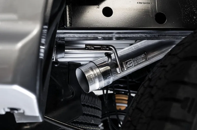 AWE Tuning 2019  Ford Ranger 0FG Performance Exhaust System w/Diamond Black Tips & Rock Guard