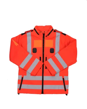 B127 Flight Suit Jacket - HiVis Red