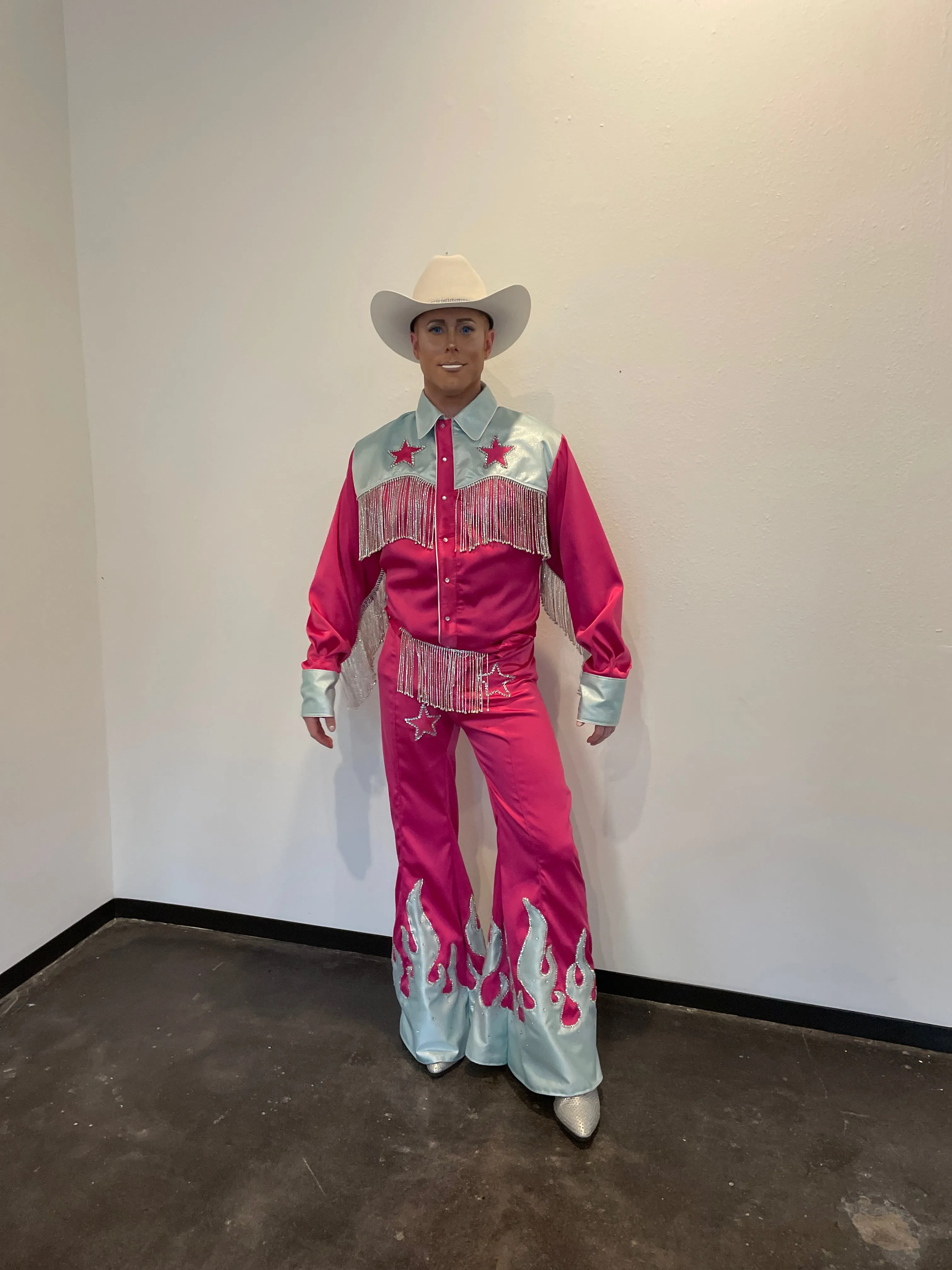 Barbie Satin Pearl Snap Shirt