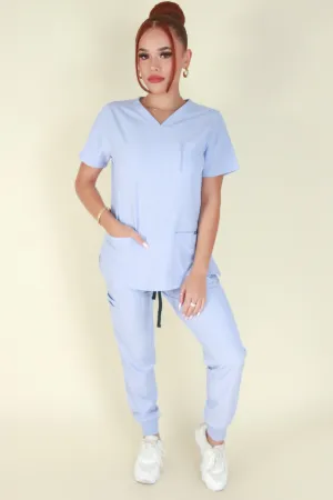BE PATIENT WITH ME SCRUB TOP