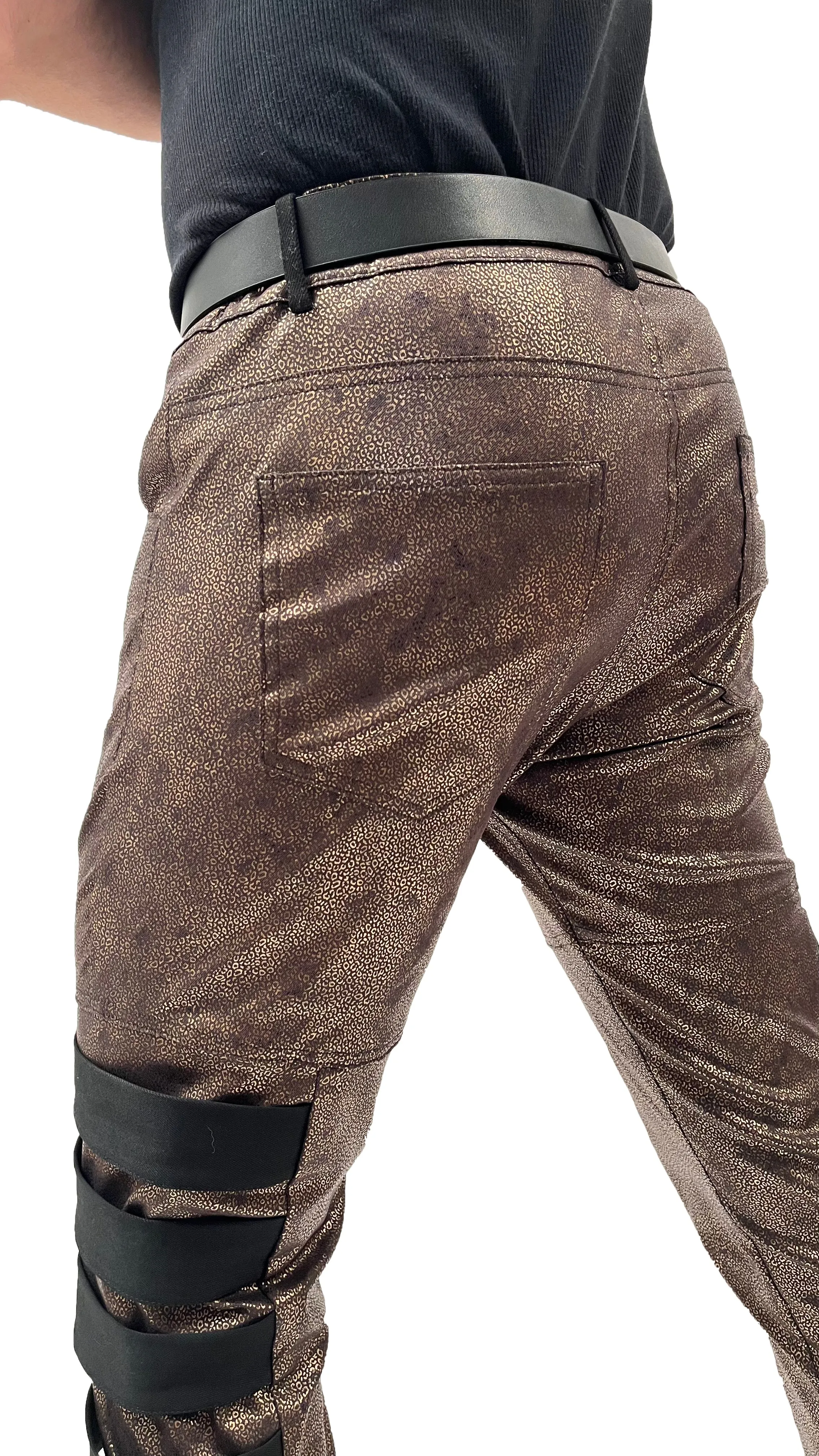 BELOSA PANT BLACK/GOLD