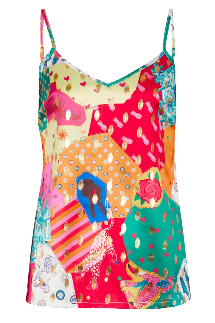 Bizarre Printed Cami Top