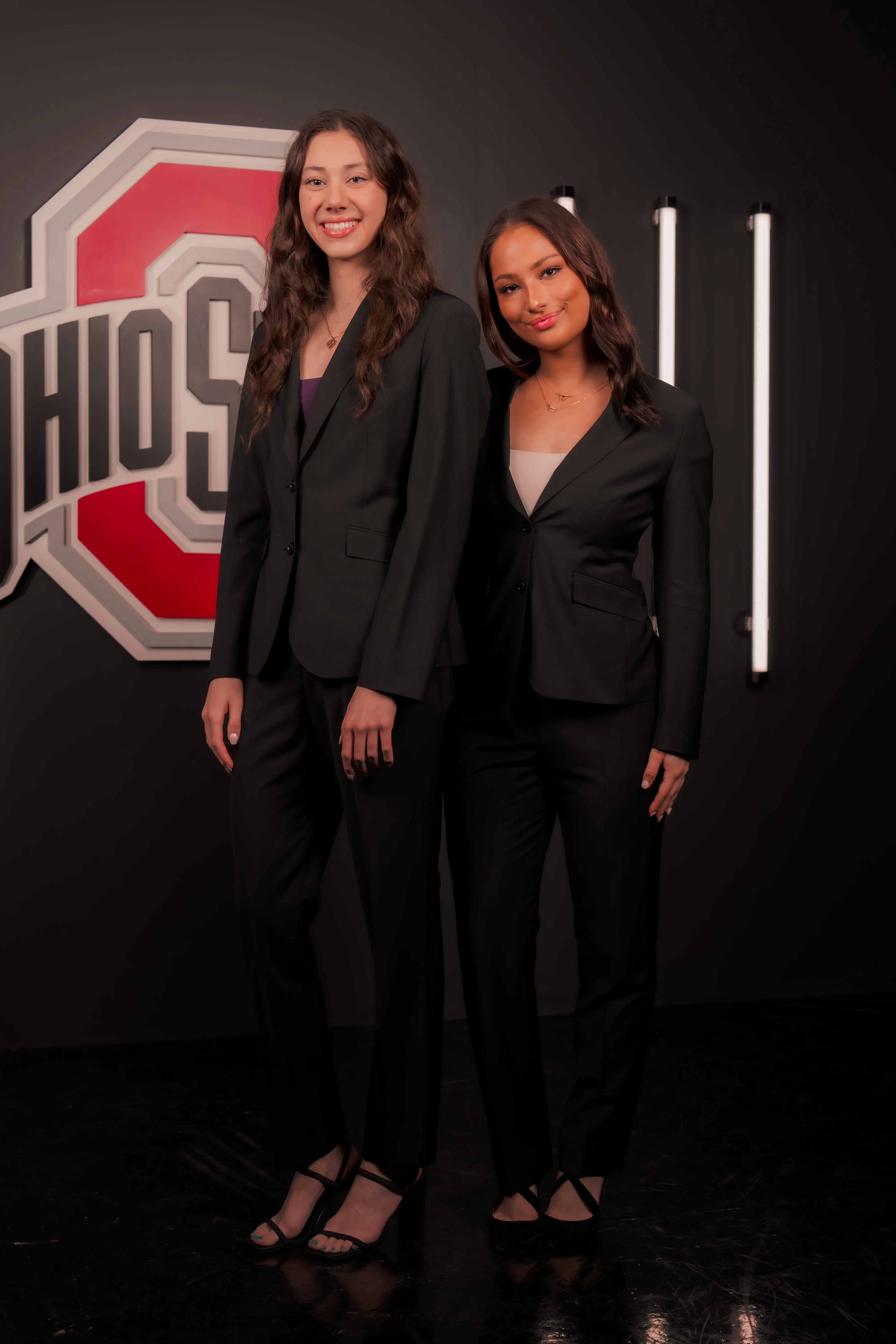 Black Stretch Feminine Cut Premium Suit
