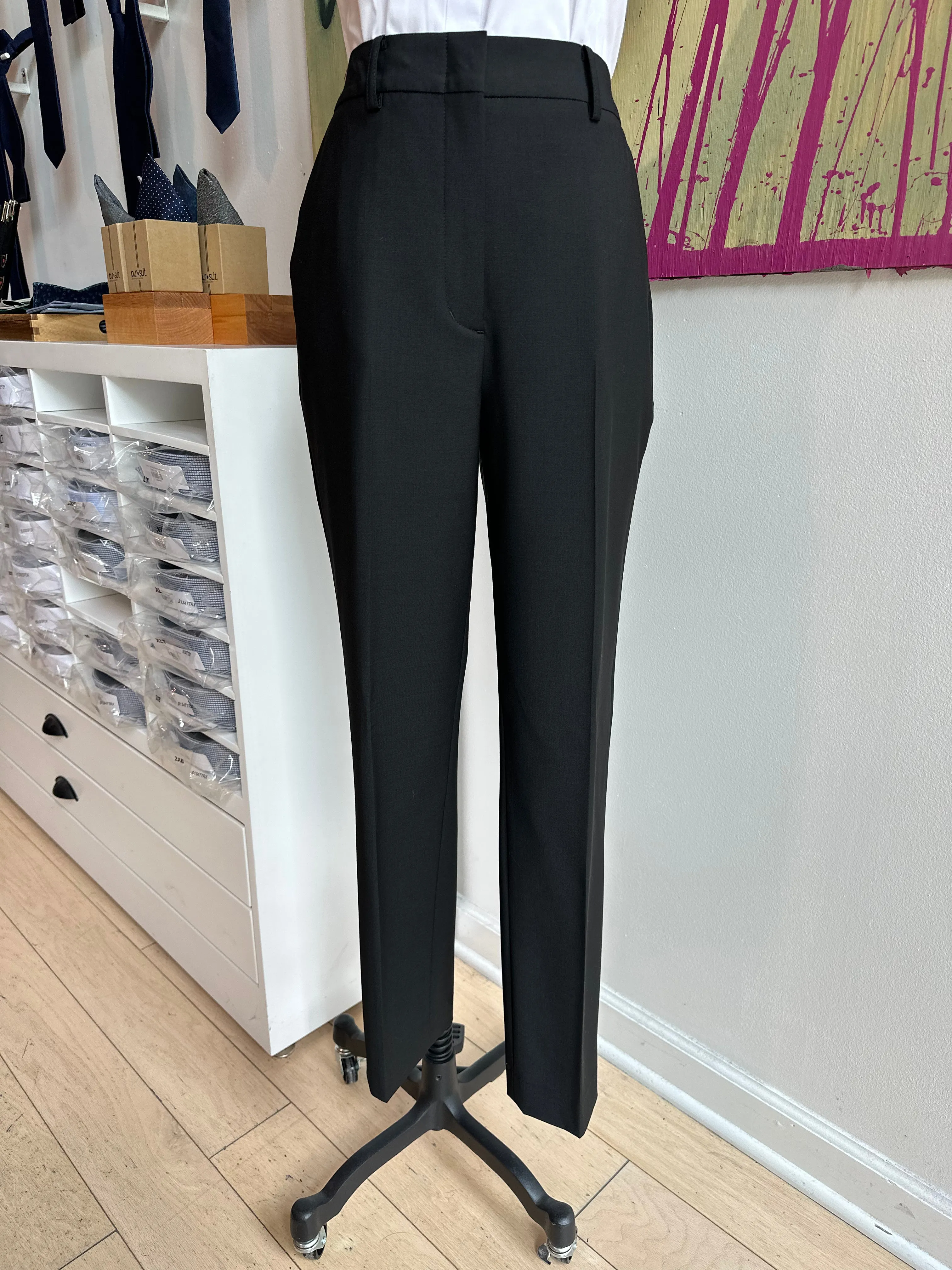 Black Stretch Feminine Cut Premium Suit