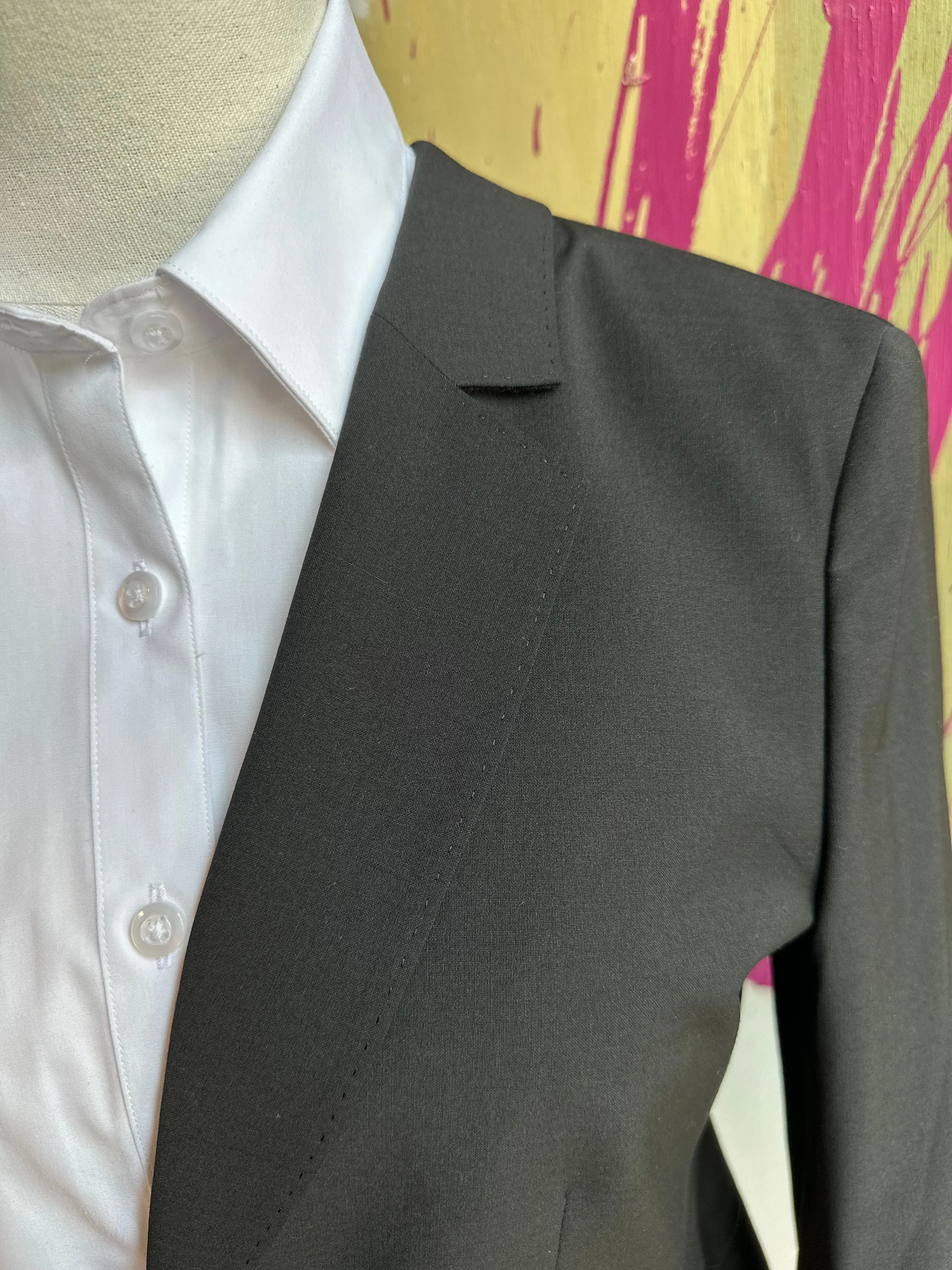 Black Stretch Feminine Cut Premium Suit