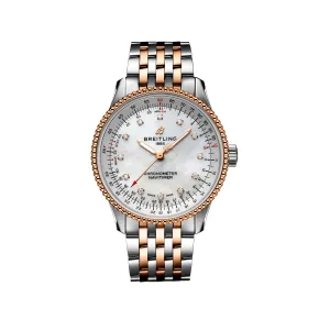 Breitling Navitimer Automatic Watch, 35mm Mother Of Pearl Dial, U17395211A1U1
