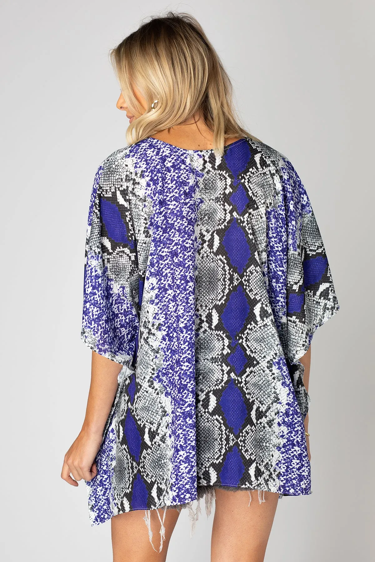 BuddyLove: North Flowy Tunic - Purple Boa