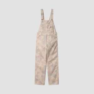 Carhartt WIP Bib Overall Straight Camo Tide/Pale Quartz Stone Washed - Womens