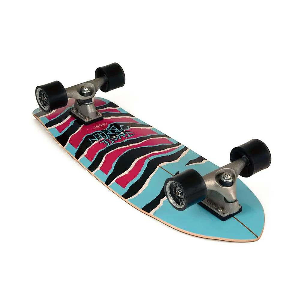 Carver JOB Blue Tiger Surfskate Cruiser Skateboard CX - 10.25" x 31"