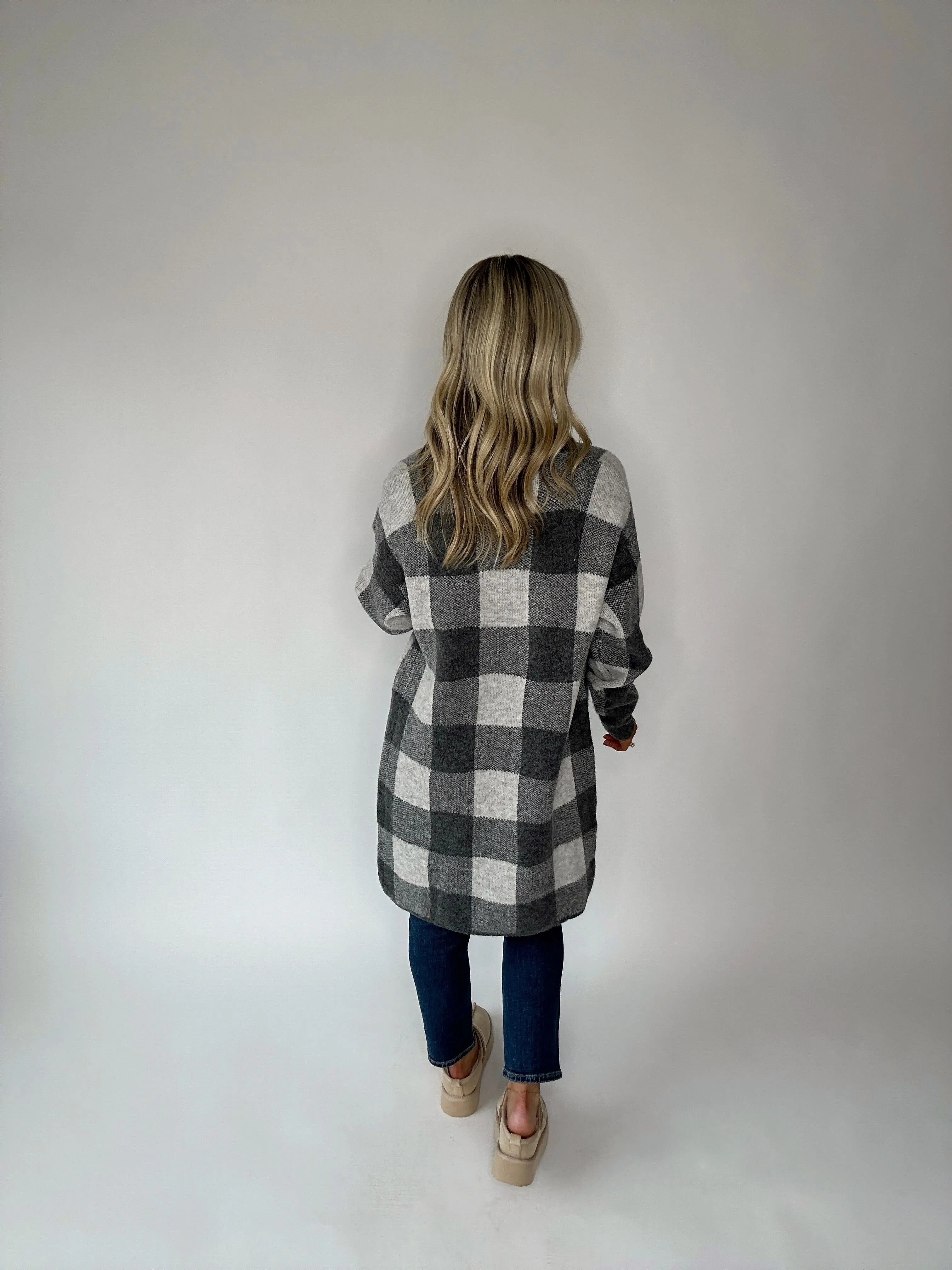 Catch A Chill Cardigan - Grey
