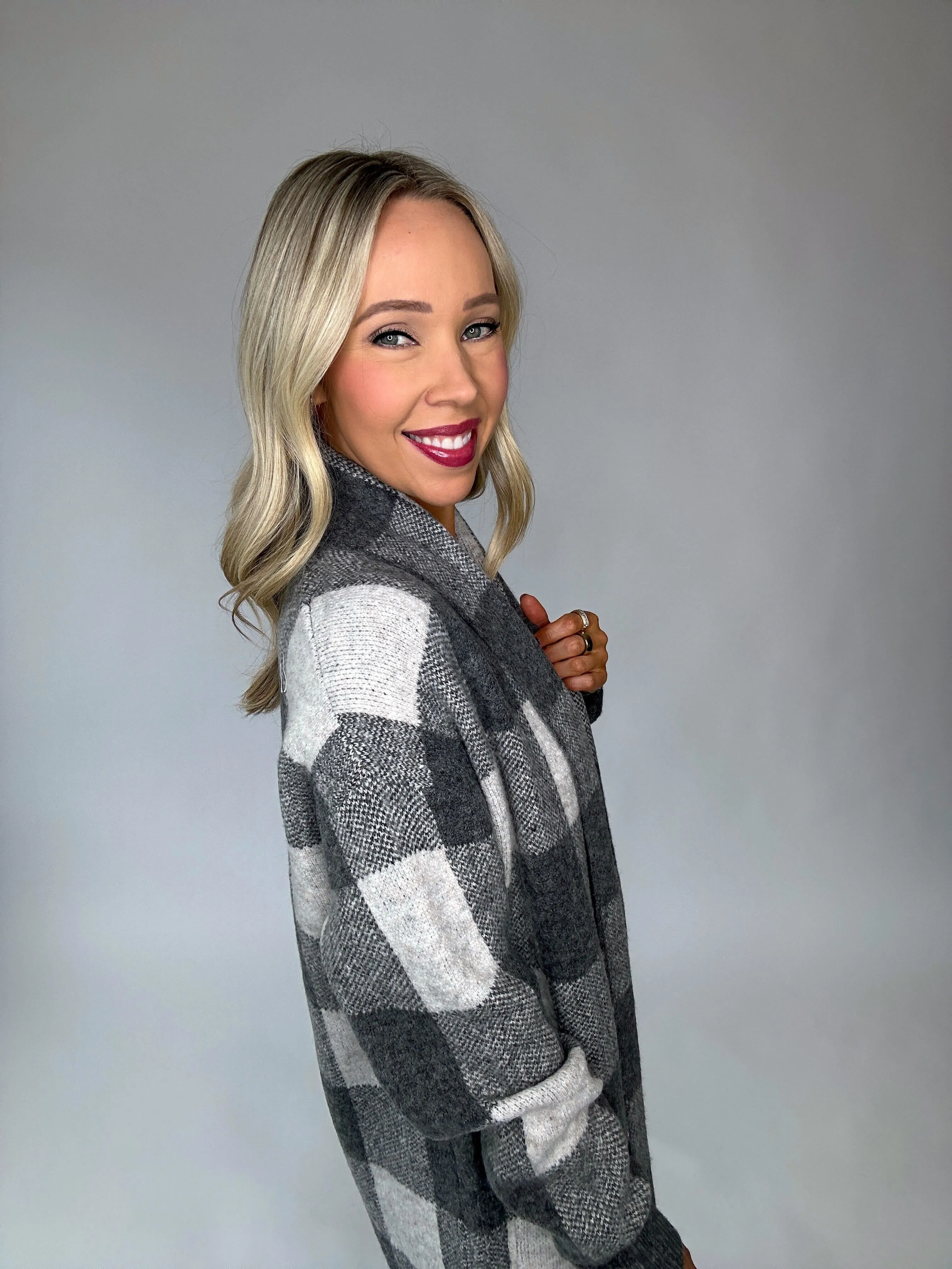 Catch A Chill Cardigan - Grey