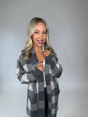Catch A Chill Cardigan - Grey