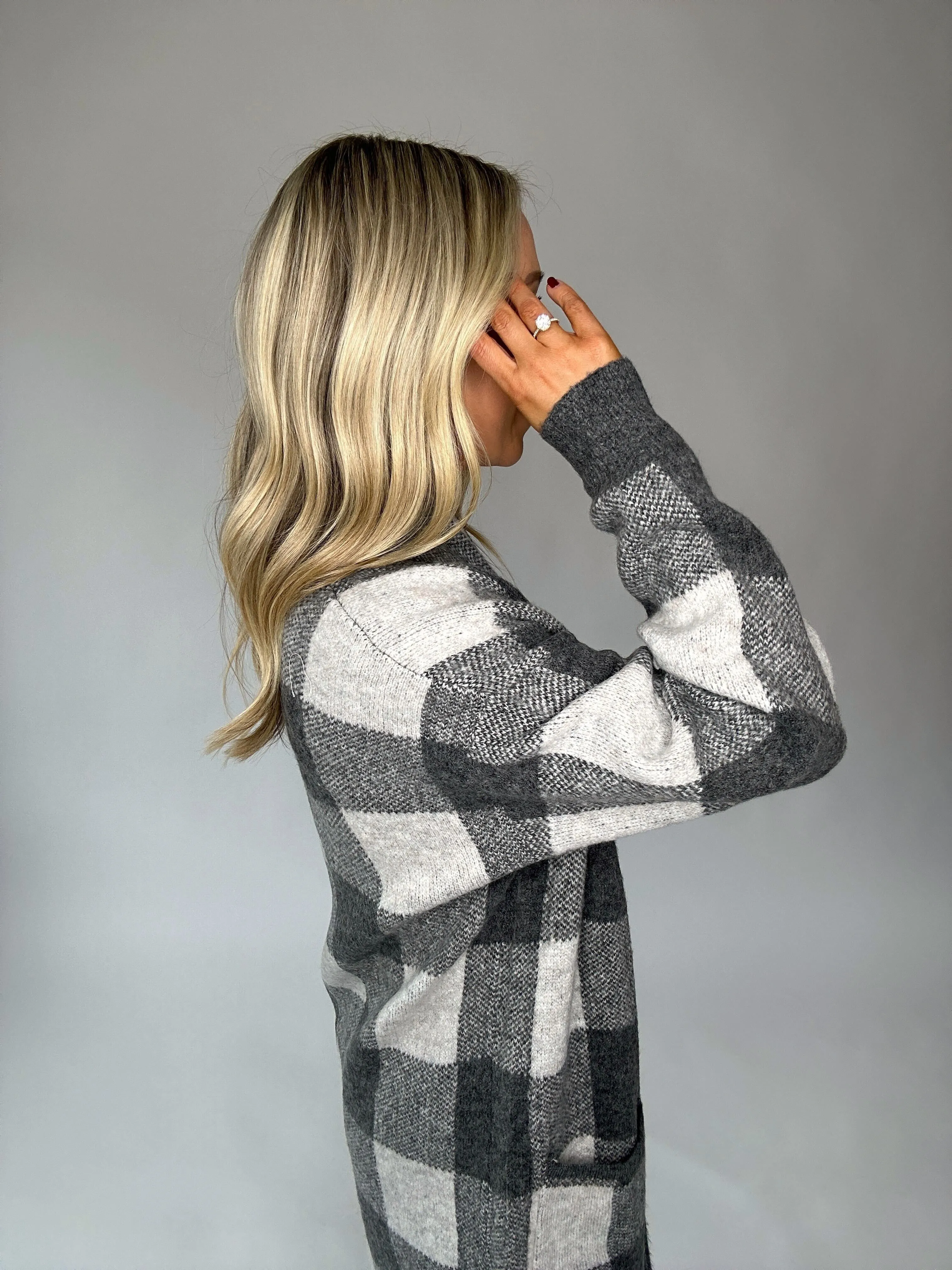 Catch A Chill Cardigan - Grey
