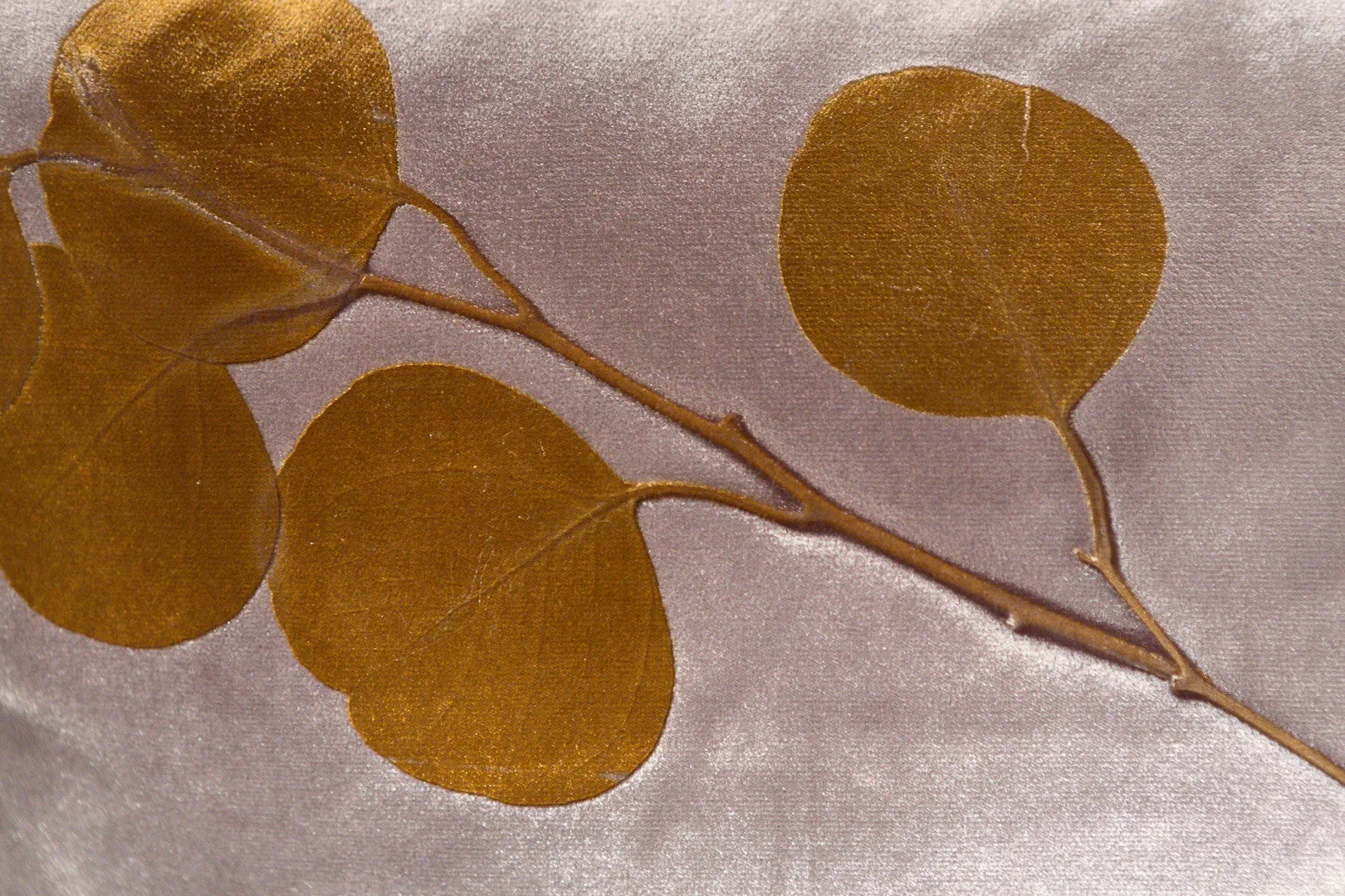 Champagne Eucalyptus On Cobble Pillow - Aviva Stanoff Design