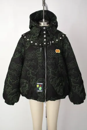 Chopova Lowena Reversible Embroidered & Fleece Jacket