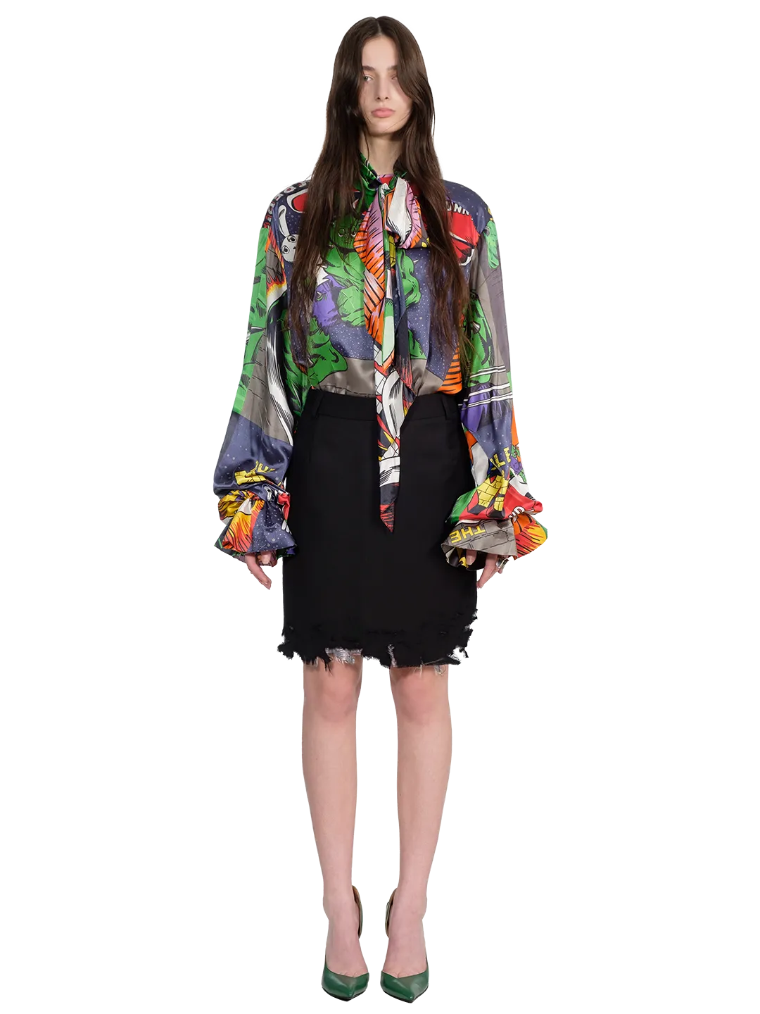 Comics Office Petite Blouse