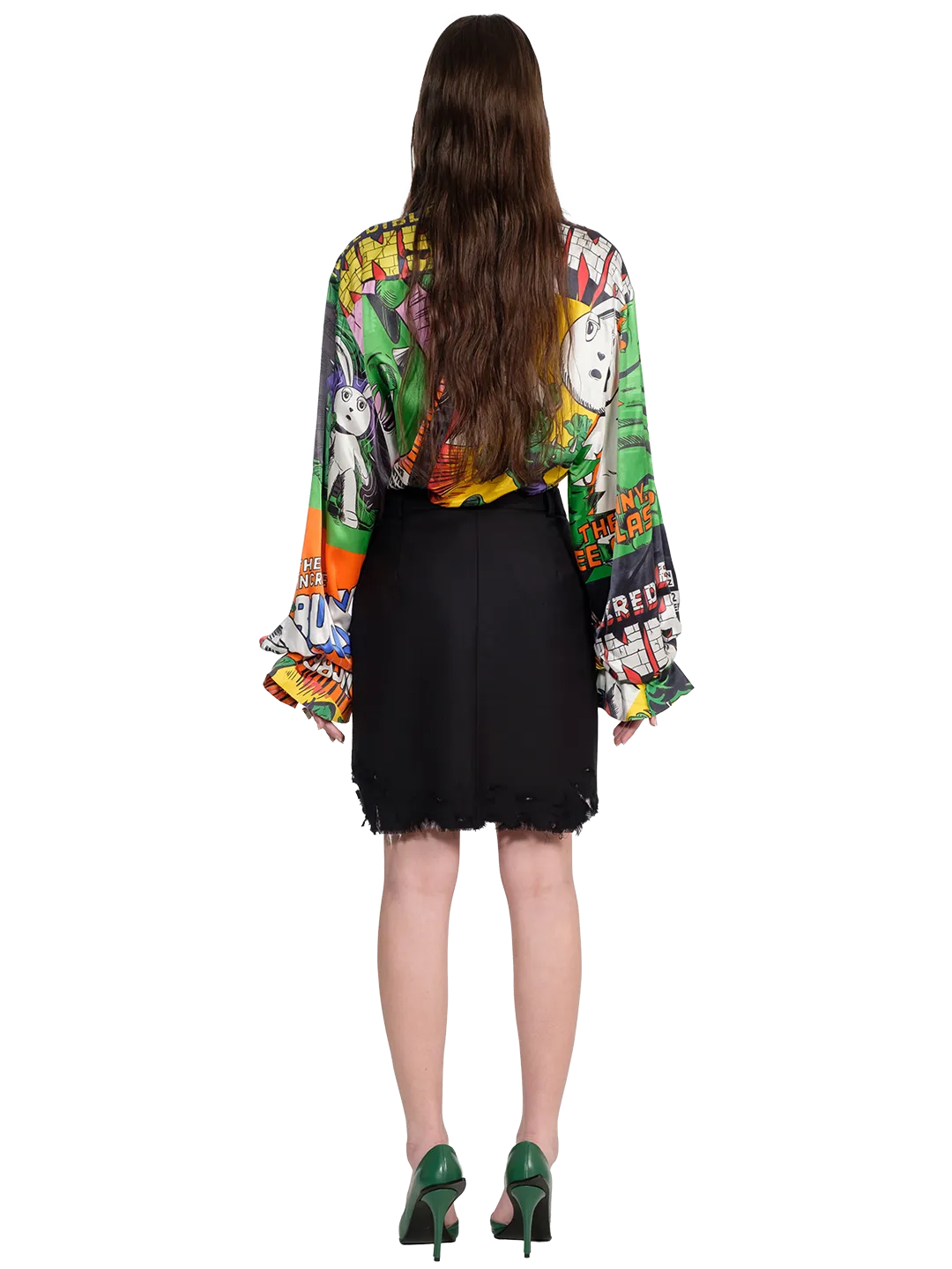 Comics Office Petite Blouse