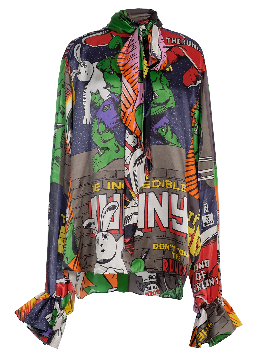 Comics Office Petite Blouse