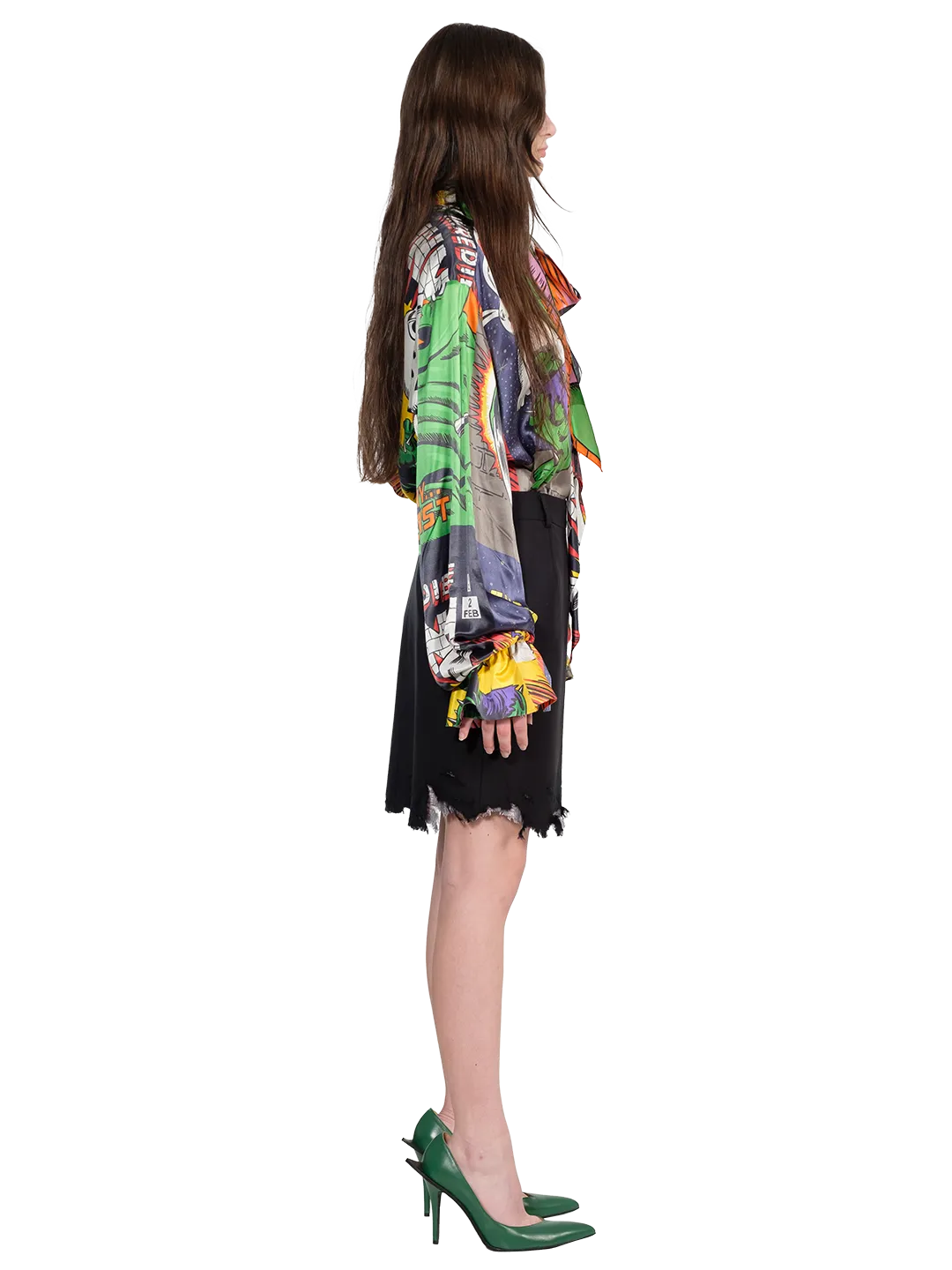 Comics Office Petite Blouse