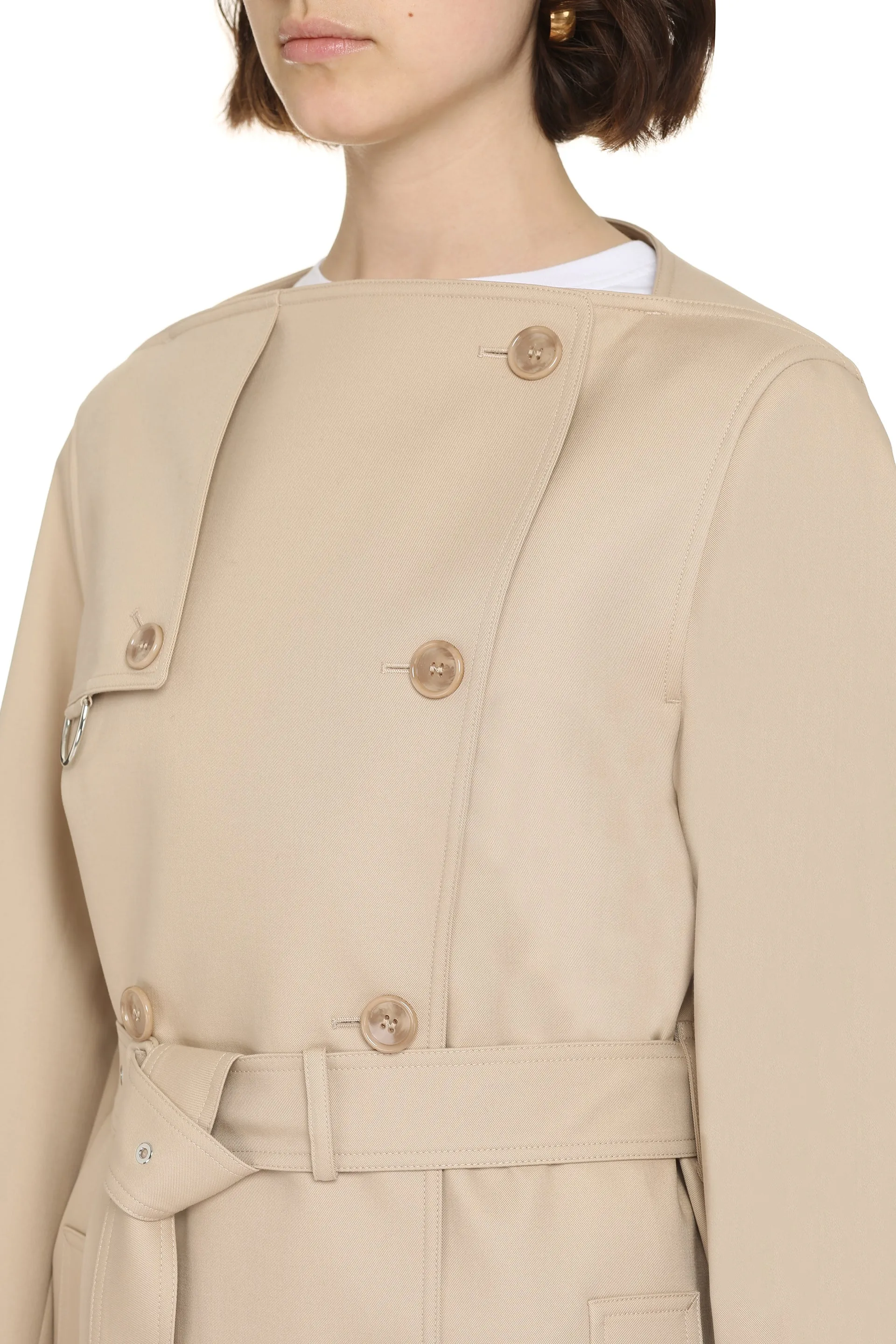 Cotton trench coat
