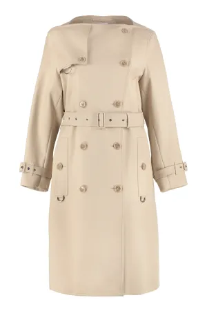 Cotton trench coat