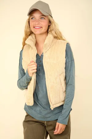 Cream Vest