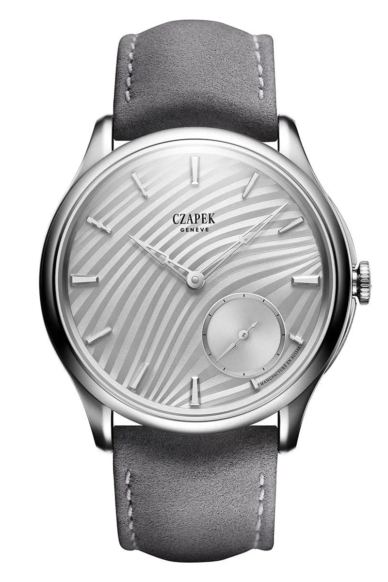 Czapek Promenade Plissé Pearl White