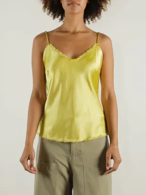 Dawn Cami Vintage Satin - Lemon *Final Sale*