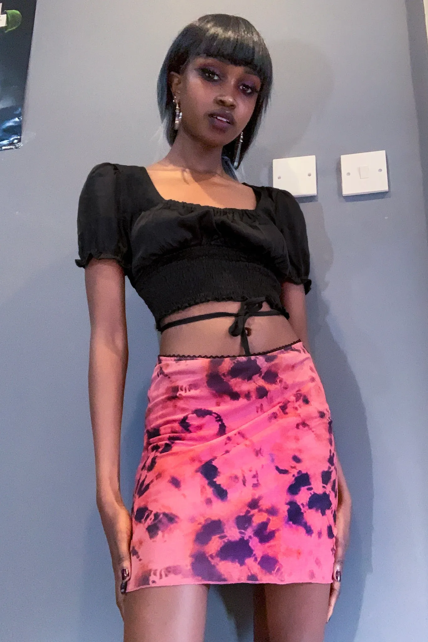 Devil Tail Satin Top