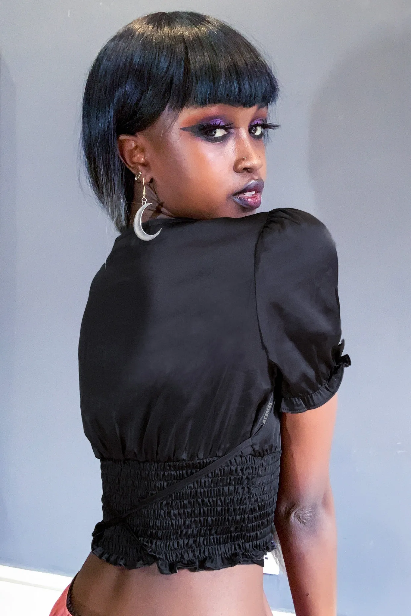 Devil Tail Satin Top
