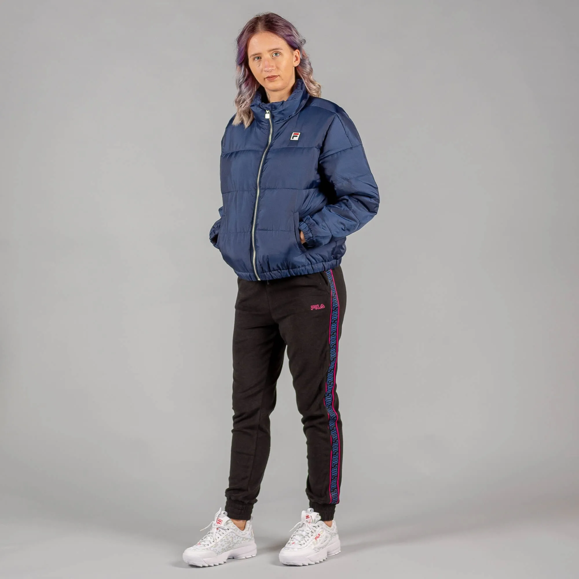 Dámske tepláky FILA MARLI high waist pants čierne