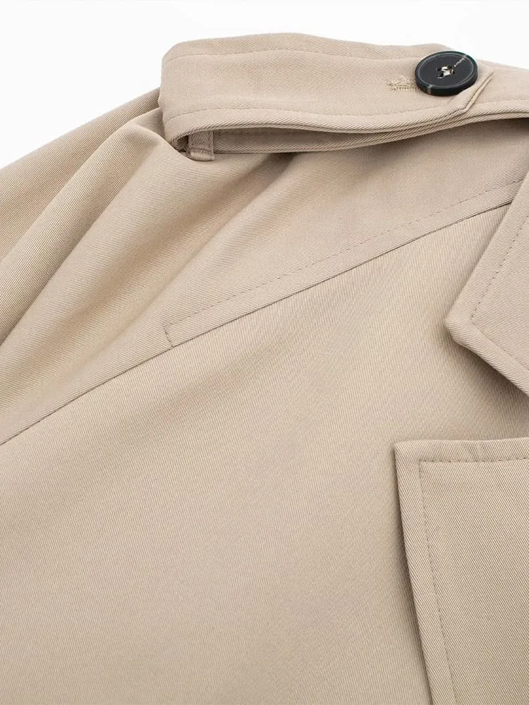Dreamofthe90s Cropped Trench Jacket