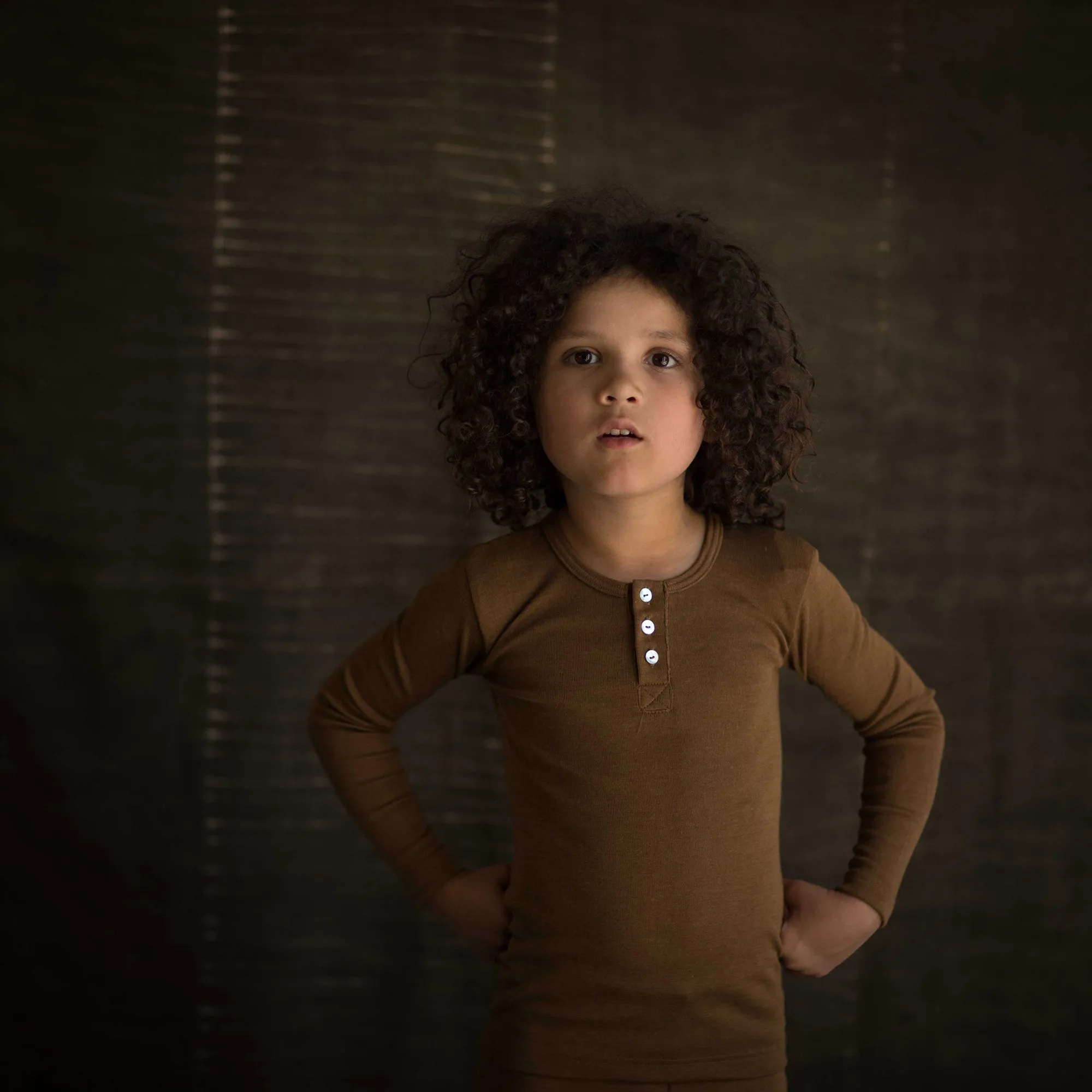 Dunlin Top - Merino Wool & Silk - Almond
