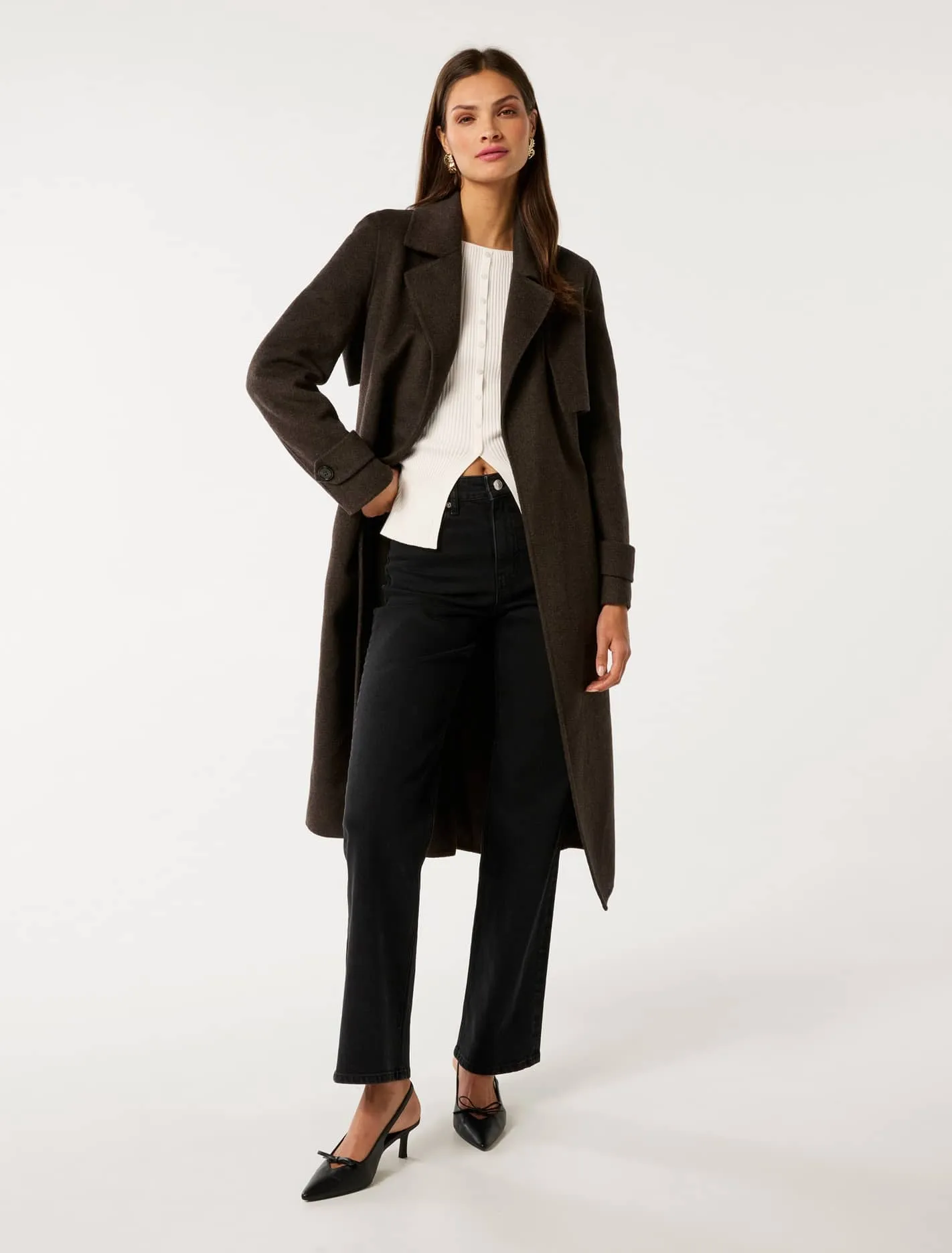 Elise Felled Trench Coat
