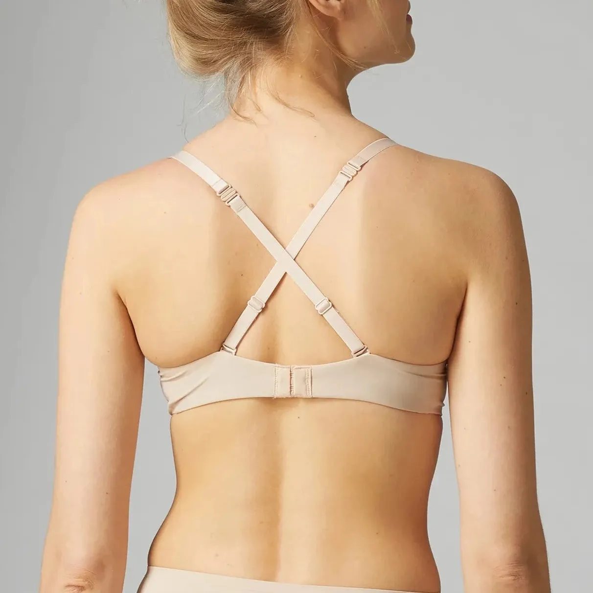 Essentiel Moulded Underwired Multiposition Bra In Peau Rosee - Simone Perele