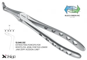 Extracting Forceps, for Lower Jaw Roots (12.045.15Z)